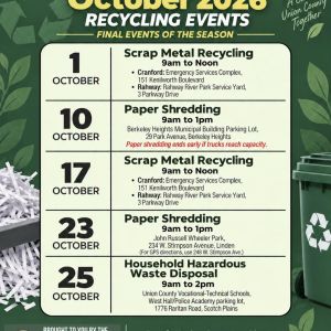 Free Recycling Events This October